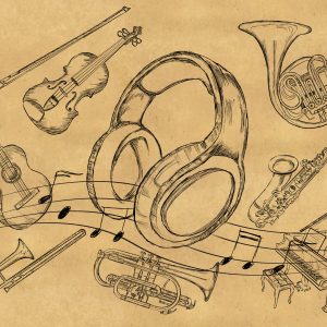 <a href="https://www.freepik.com/free-photo/headphone-sketch-music-instruments-brown-paper_1162145.htm#query=music%20instrument%20drawing&position=0&from_view=keyword&track=ais">Image by natanaelginting</a> on Freepik