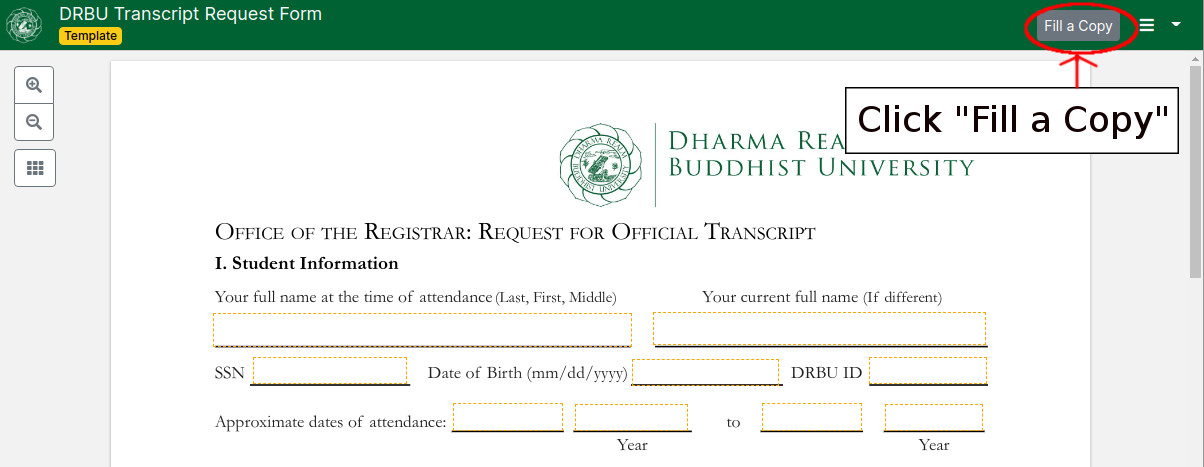 Instructions on Filling a DocHub Form - Dharma Realm Buddhist University
